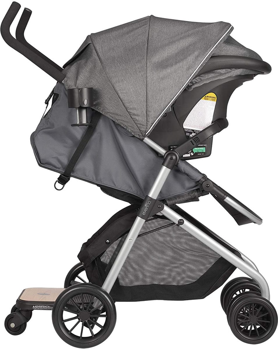 Evenflo Sibby Travel System with LiteMax 35 Infant Car Seat - Highline Gray - 56232216