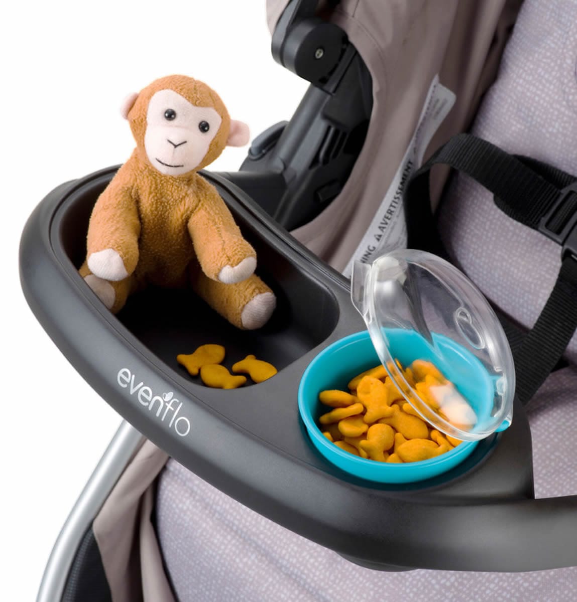 evenflo stroller carseat Evenflo Stroller Child Snack Tray with Snack Cup