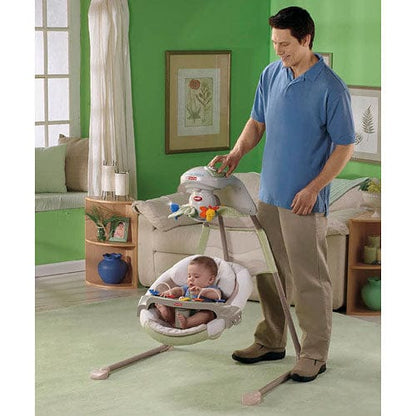 Fisher-Price Natures Touch Baby Papasan Cradle Swing - G2609