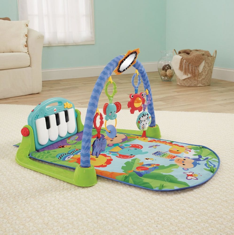 Fisher-Price Kick & Play Piano Gym - Blue
