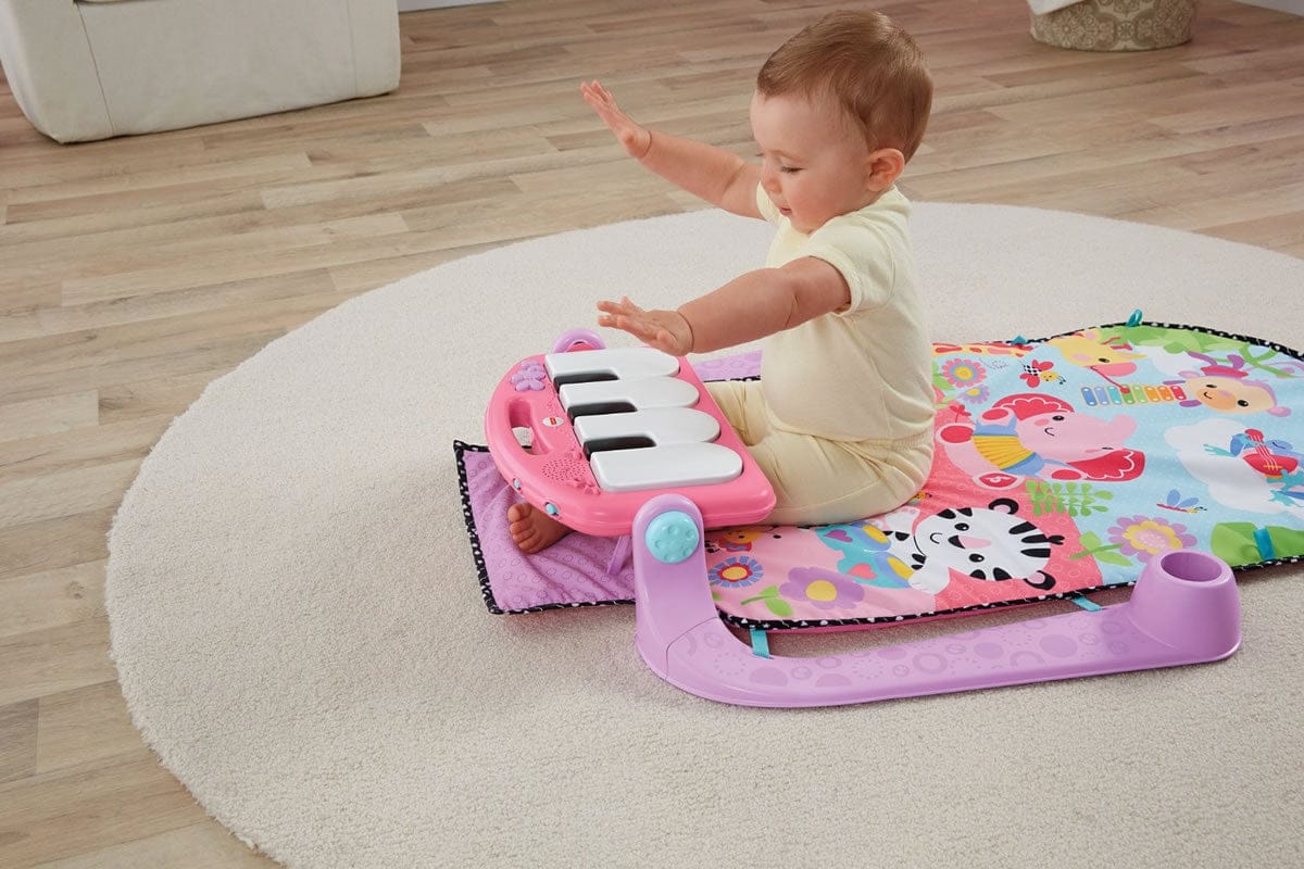 Fisher-Price Kick & Play Piano Gym - Pink