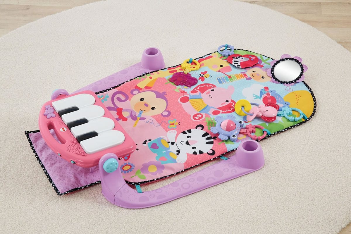 Fisher-Price Kick & Play Piano Gym - Pink