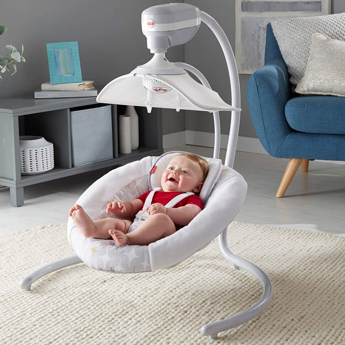 Fisher-Price Starlight Revolve Swing with Smart Connect - Twinkle - FFH99