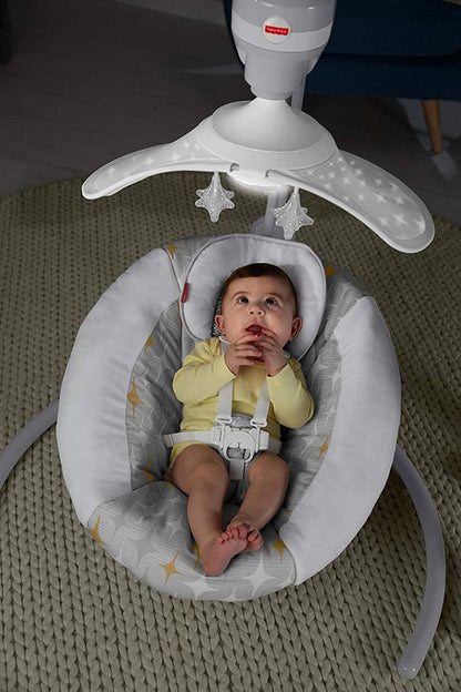 Fisher-Price Starlight Revolve Swing with Smart Connect - Twinkle - FFH99