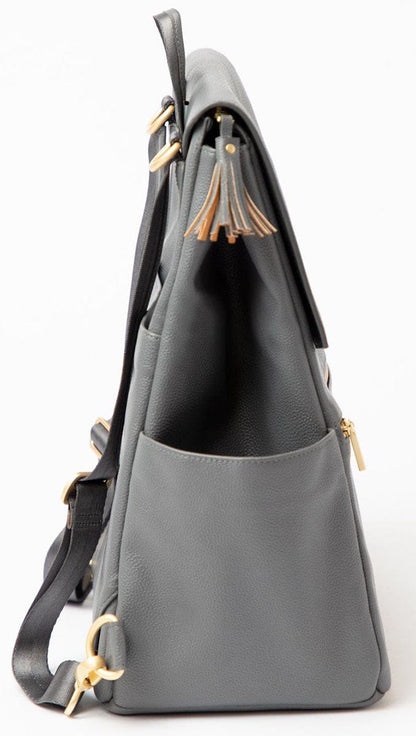 Freshly Picked Classic Diaper Bag - Charcoal - DBCLCHARCL