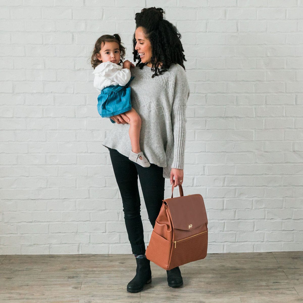 Freshly Picked Classic Diaper Bag - Cognac - DBCLCOGNAC
