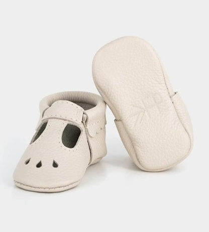 Freshly Picked Mary Janes, Size 1 - Birch - FPMJBIR-1