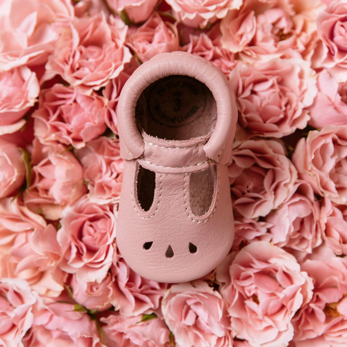 Freshly Picked Mary Janes, Size 1 - Blush - FPMJBLU-1