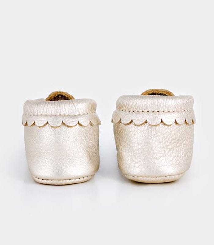 Freshly Picked Mary Janes, Size 1 - Platinum - FPMJPLAT-1