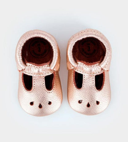 Freshly Picked Mary Janes, Size 1 - Rose Gold - FP12027-1