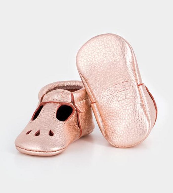 Freshly Picked Mary Janes, Size 3 - Rose Gold - FP12027-3