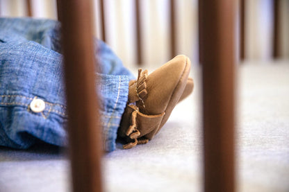 Freshly Picked Moccasins, Size 1 - Weathered Brown - FP12071-1