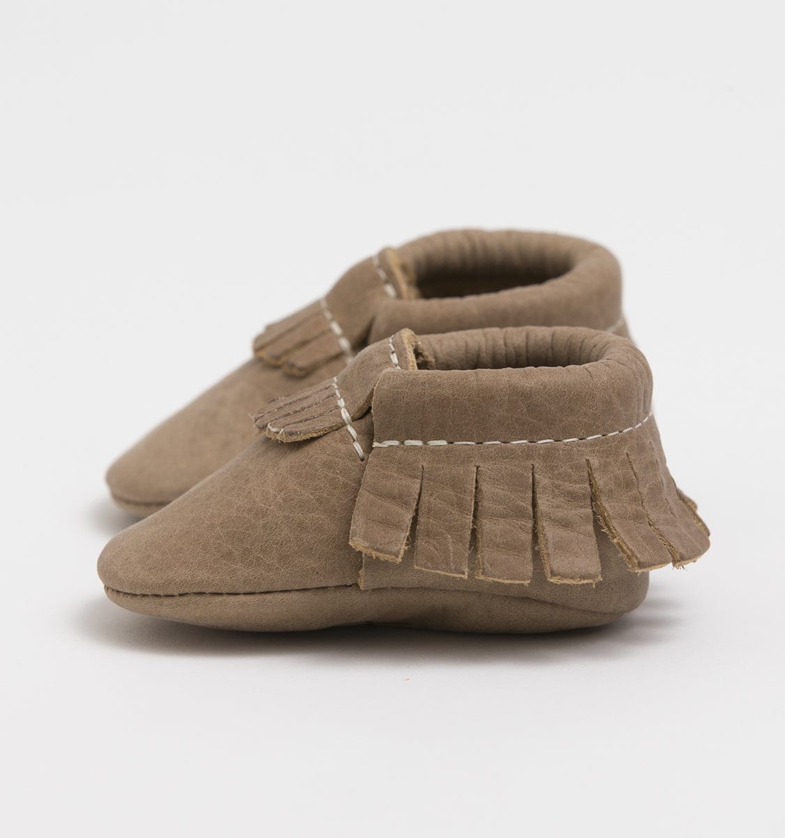 Freshly Picked Moccasins, Newborn - Weathered Brown - FPN12071