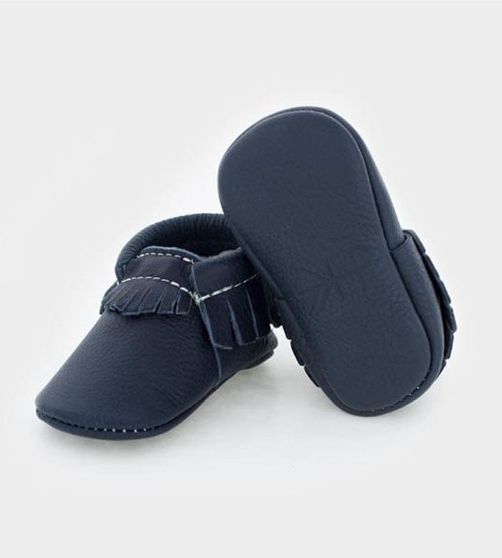Freshly Picked Moccasins, Size 2 - Navy - FP12244-2