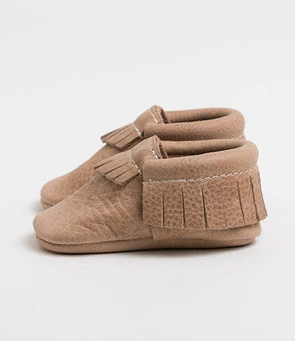 Freshly Picked Moccasins, Size 2 - Weathered Brown - FP12071-2