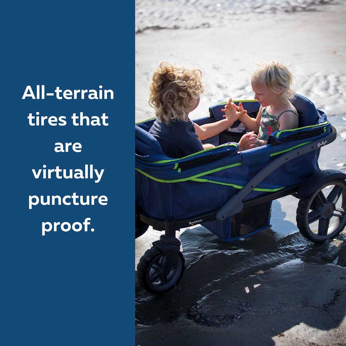 anthem 2 stroller wagon Gladly Family Anthem2 All-Terrain (2 Seater) Stroller Wagon