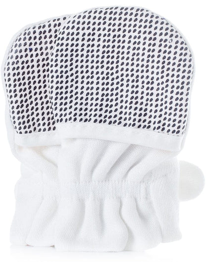 Goumikids Mitts, Drops Gray (0-3 Months) - 7.30669E+11