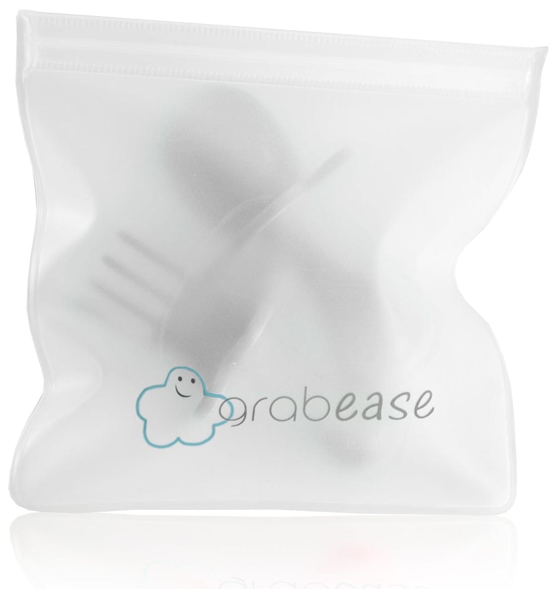 Grabease First Self Feeding Utensil Set - White