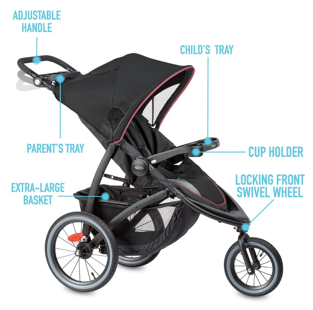 Graco FastAction Jogger LX Stroller - Tansy - 2083431