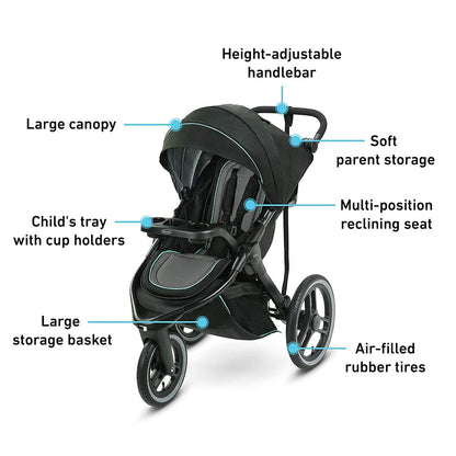 Graco FitFold Jogger Travel System - Jude - 2113873