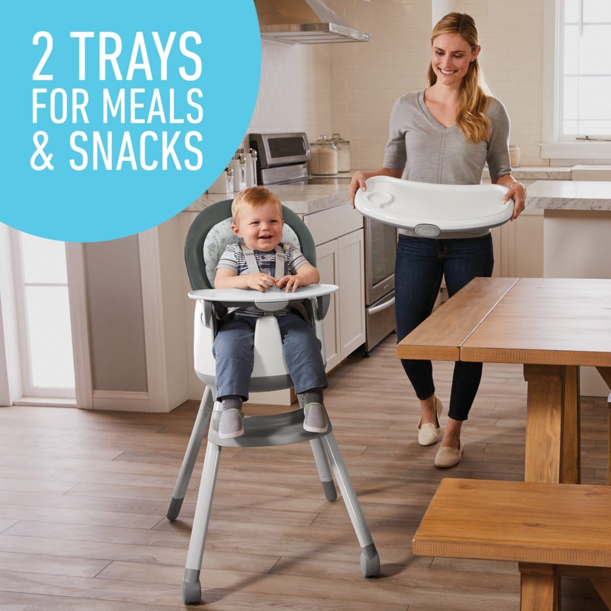 Graco Floor2Table 7-in-1 High Chair - Oskar - 2080531