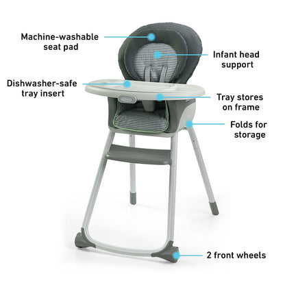 Graco Made2Grow 6-in-1 High Chair - Monty - 2112651