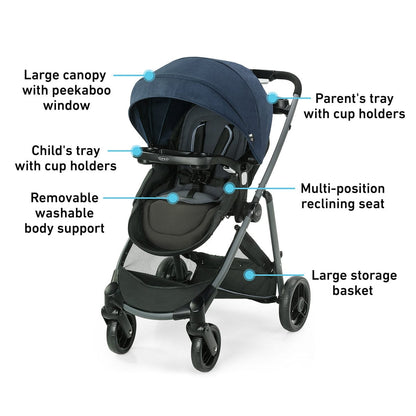 Graco Modes Element LX Travel System - Lanier - 2111213