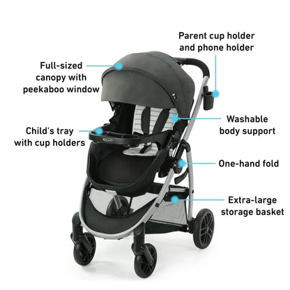Graco Modes Pramette DLX Stroller - Hamilton - 2173822