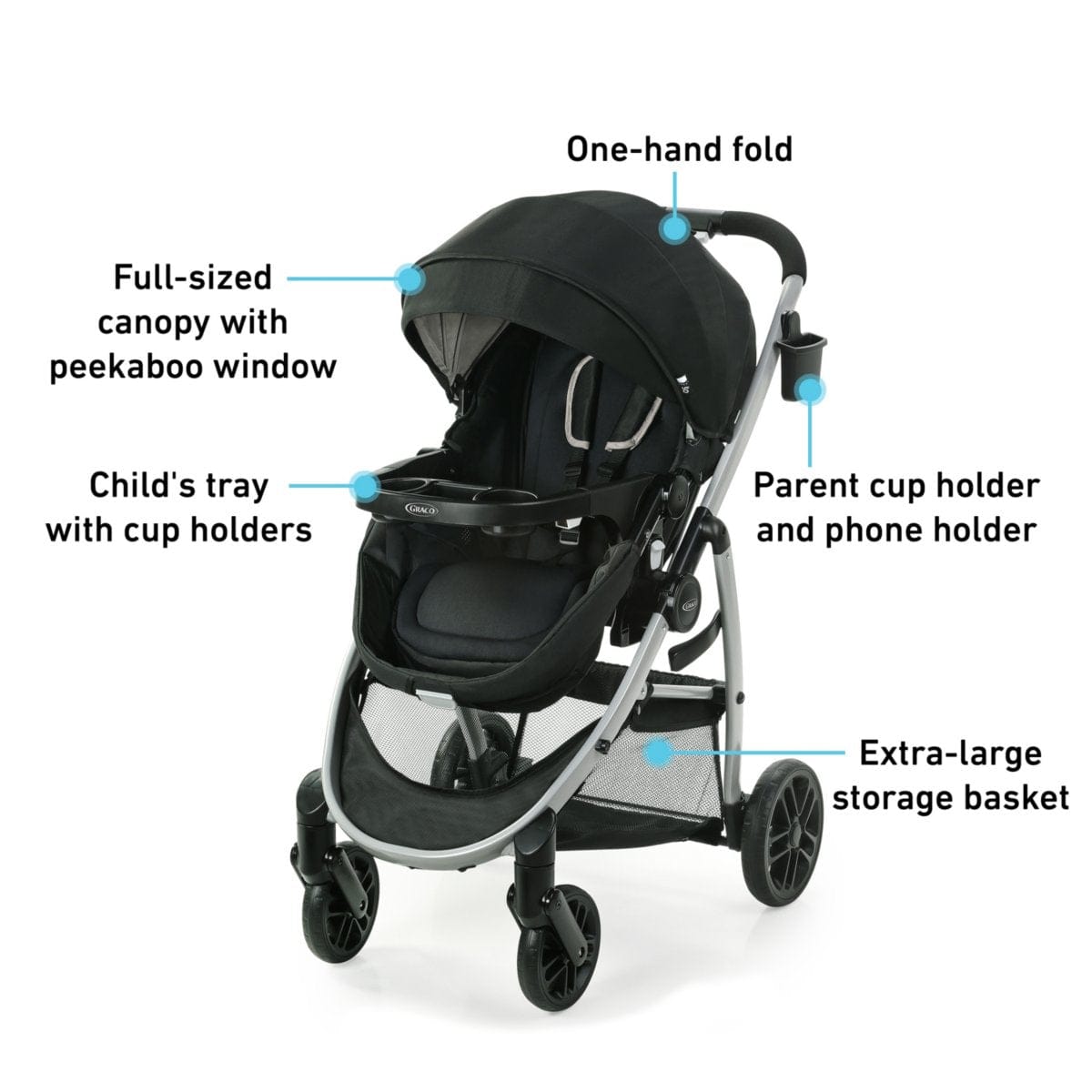 Graco Modes Pramette Stroller - Pierce - 2111607