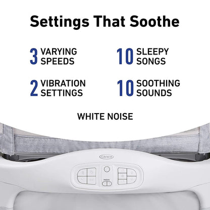 Graco Move 'n Soothe Bassinet - Mullaly - 2109200