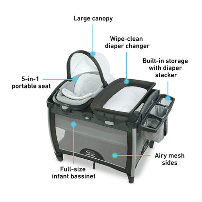 Graco Pack 'n Play Rock 'n Grow Playard - Orson - 2121215