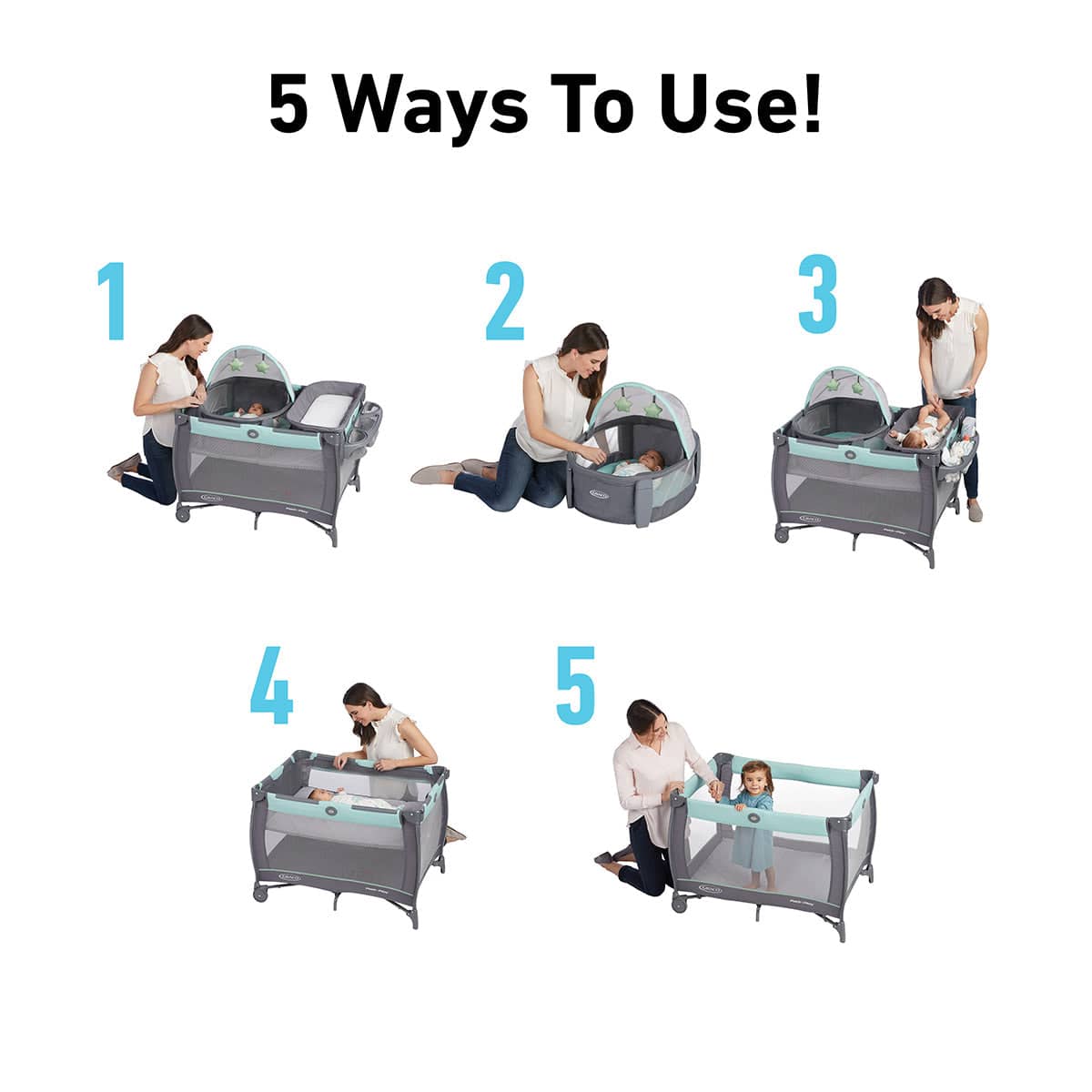 Graco Pack 'n Play Travel Dome Playard - Archie - 2111366