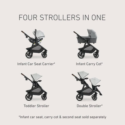 Graco Premier Modes Nest2Grow 4-in-1 Stroller - Midtown - 2170908