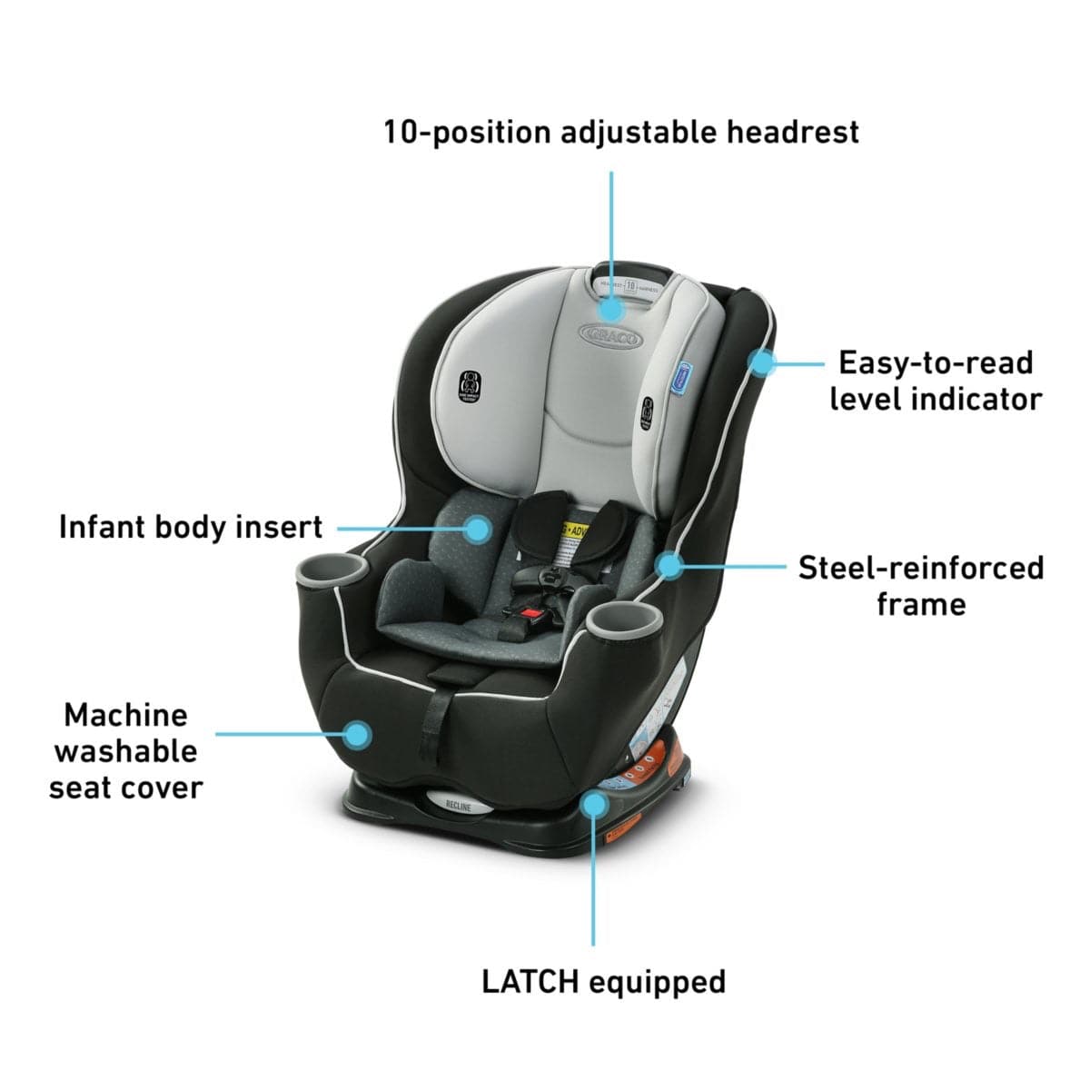 Graco Sequel 65 Convertible Car Seat - Canton - 2139040