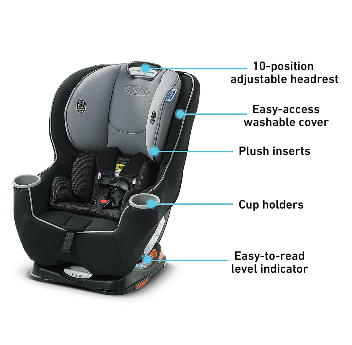 Graco Sequence 65 Convertible Car Seat, Malibu - 2021605