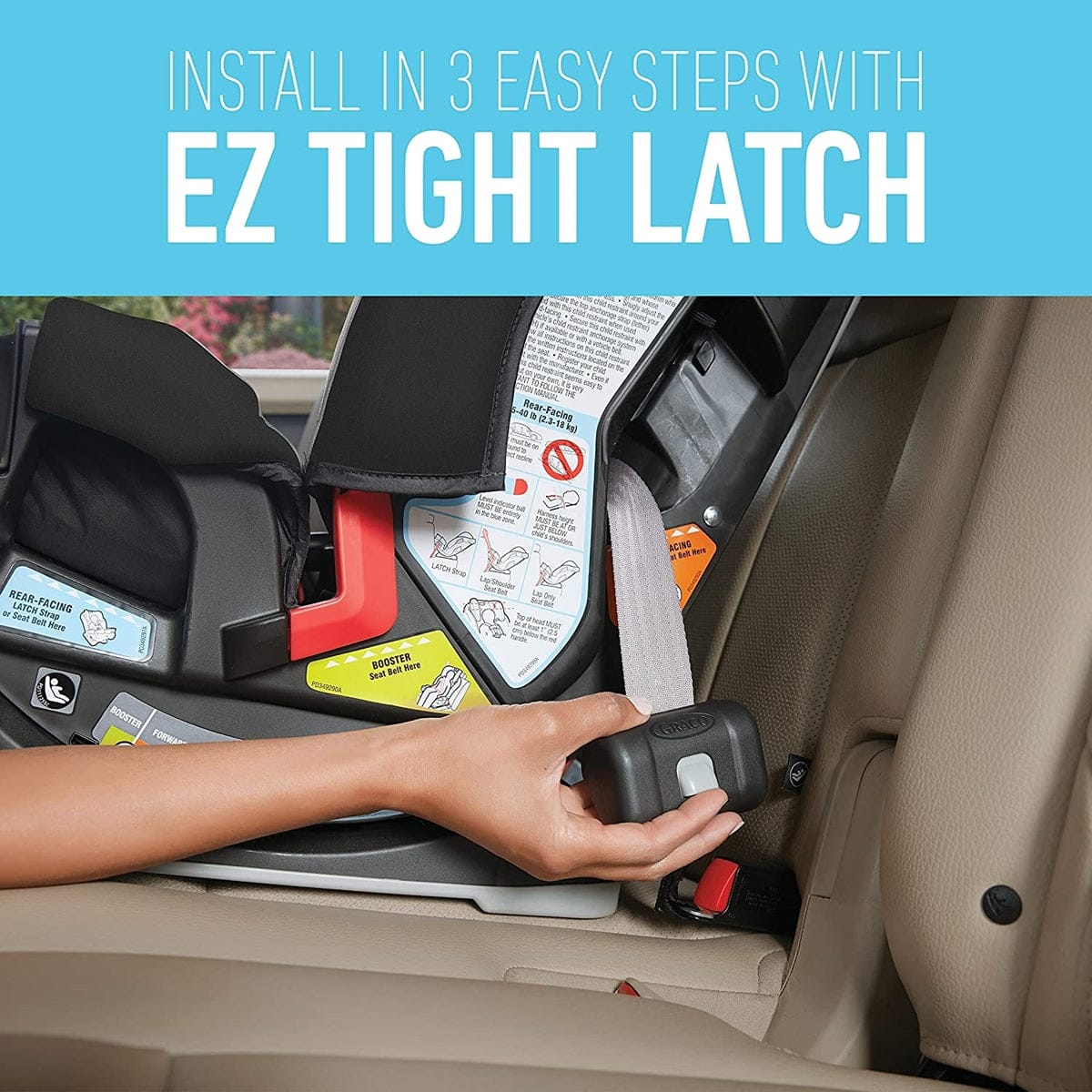 Graco SlimFit Platinum 3-in-1 Narrow All-in-One Convertible Car Seat - Hurley - 2077126