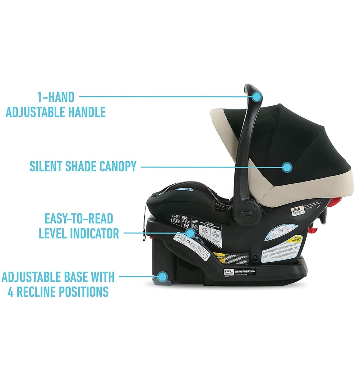 Graco SnugRide SnugLock 35 LX Infant Car Seat - Pierce