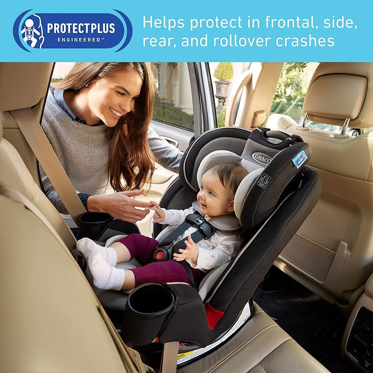 Graco TrioGrow SnugLock LX 3-in-1 Car Seat - Sonic - 2087706