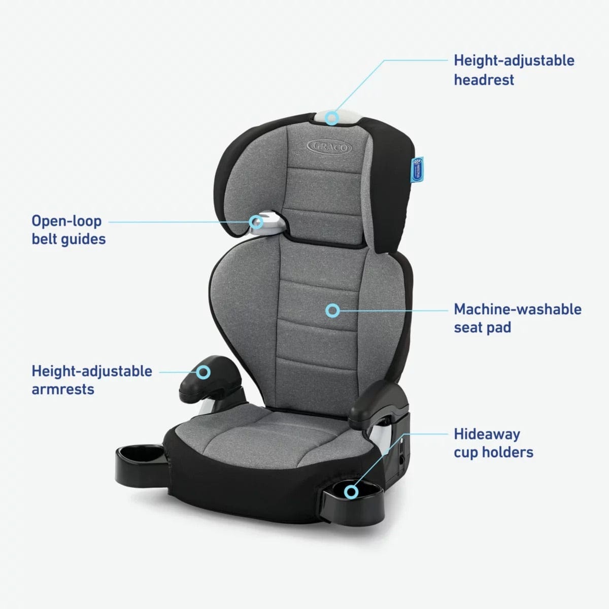 Graco TurboBooster 2.0 Highback Booster Car Seat - Declan - 2184596