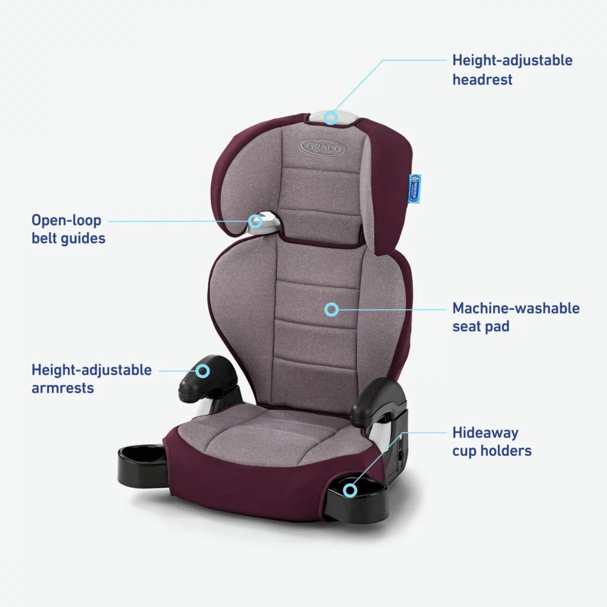 Graco TurboBooster 2.0 Highback Booster Car Seat - Freya - 2184597