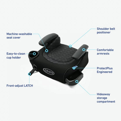 Graco TurboBooster LX Backless Booster with LATCH - Montgomery