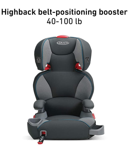 Graco TurboBooster LX Highback Belt Positioning Booster Car Seat - Seaton