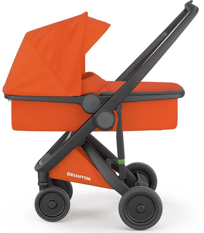 Greentom Carrycot Stroller - Black/Orange - 8.71932E+12