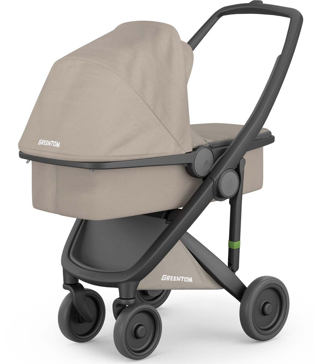 Greentom Carrycot Stroller - Black/Sand - 8.71932E+12