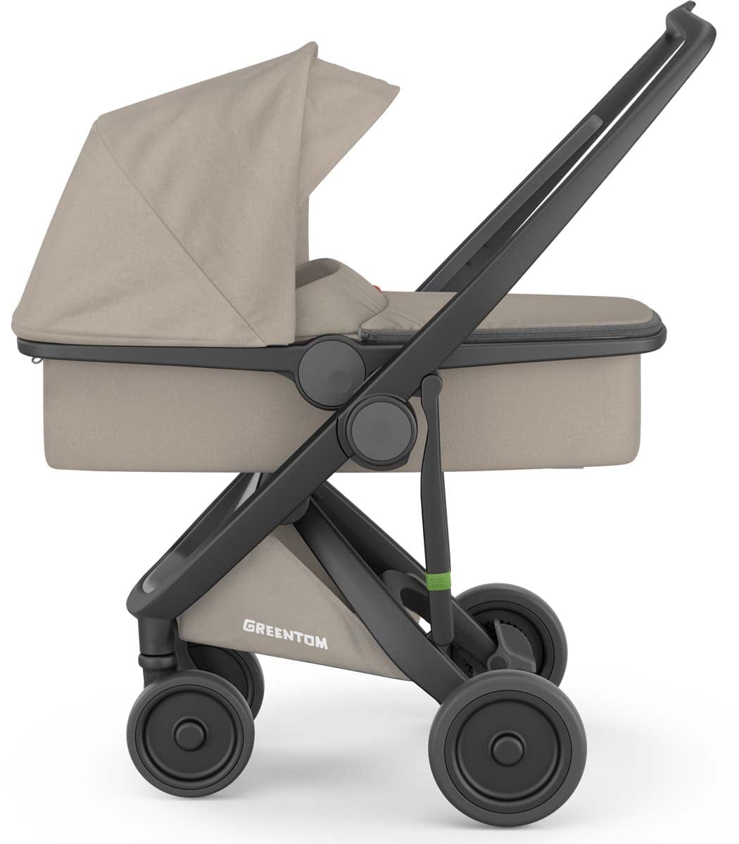 Greentom Carrycot Stroller - Black/Sand - 8.71932E+12