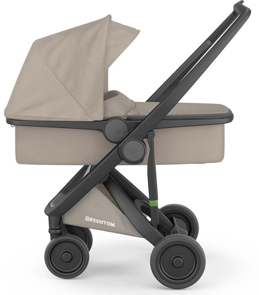 Greentom Carrycot Stroller - Black/Sand - 8.71932E+12