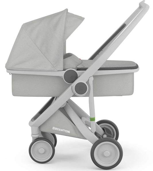 Greentom Carrycot Stroller - Grey/Grey - 8.71932E+12