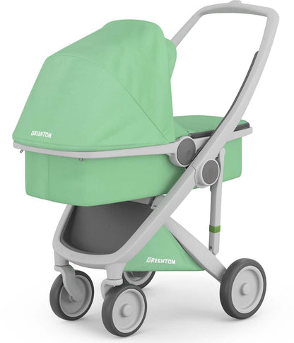 Greentom Carrycot Stroller - Grey/Mint - 8.71932E+12