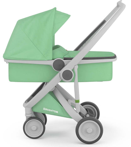 Greentom Carrycot Stroller - Grey/Mint - 8.71932E+12
