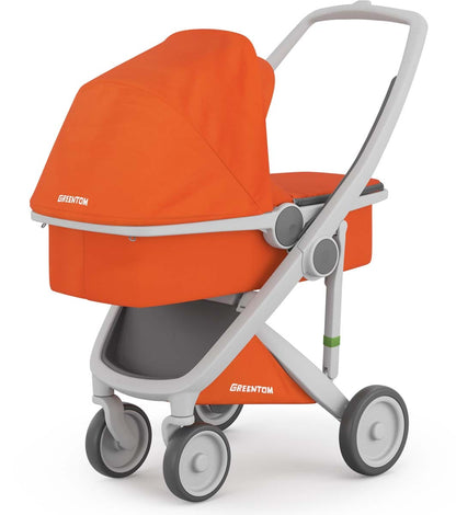 Greentom Carrycot Stroller - Grey/Orange - 8.71932E+12